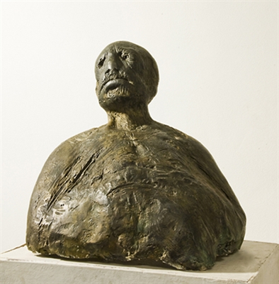 1970 Busto gesso patinato cm. 60 x 60 x 60 